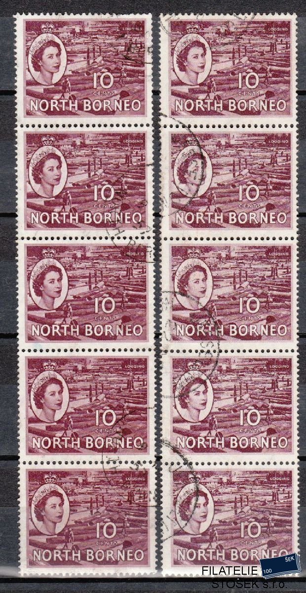 North Borneo známky Mi 300 Pásky