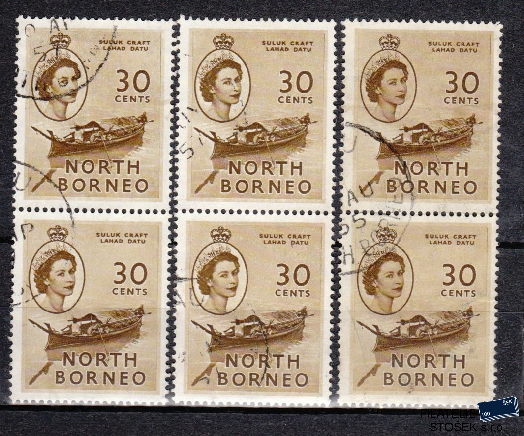 North Borneo známky Mi 303 Pásky