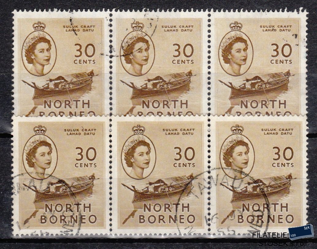 North Borneo známky Mi 303 Pásky