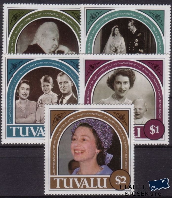 Tuvalu Mi 0471-5+Bl.30