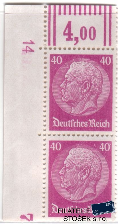 Dt. Reich Mi 491 2 páska