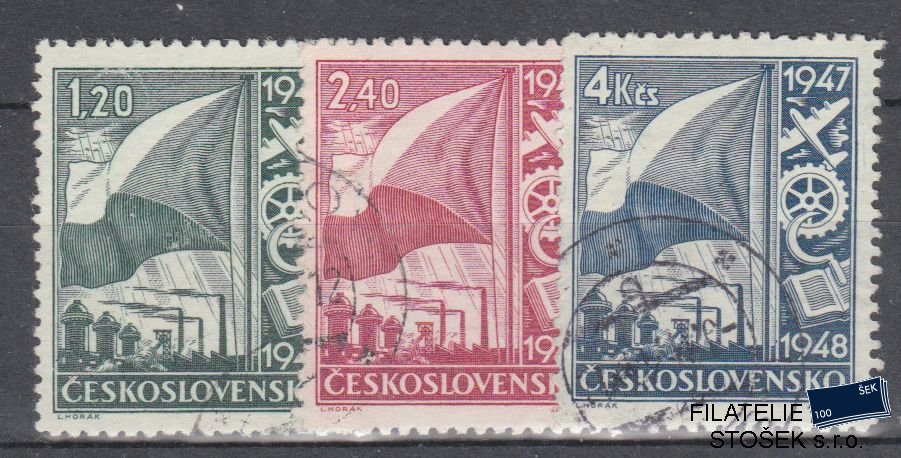 ČSSR známky 447-49