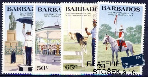 Barbados Mi 643-6+Bl.20