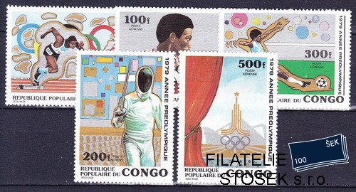 Congo fr. známky Mi 0707-11