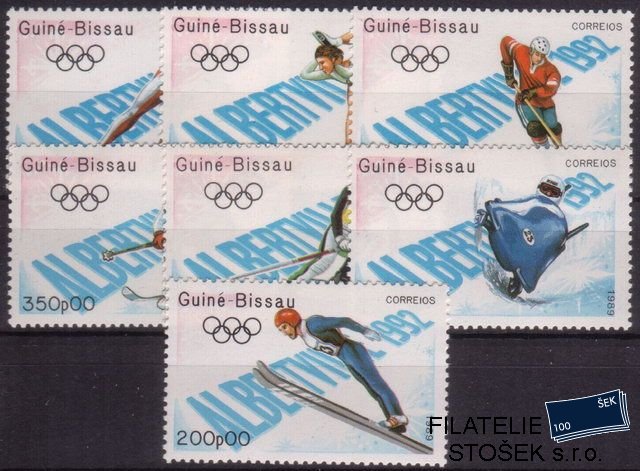 Guine Bissau Mi 1088-94+Bl.282 ZOH