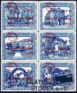 Guatemala Mi 979-84ab+Bl.16ab