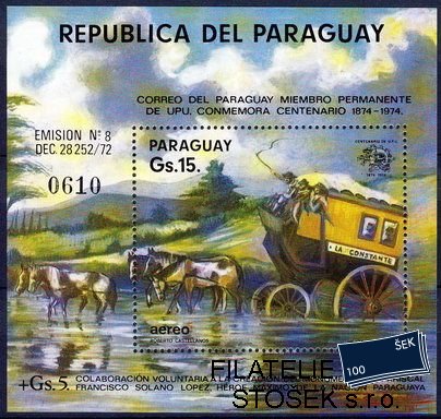 Paraguay známky Mi Bl.228-9