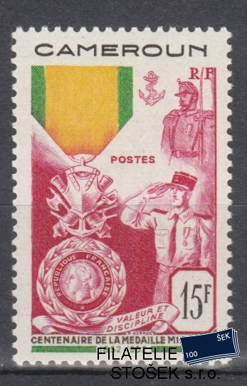 Cameroun známky 1952 Medaile Militaire