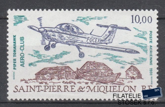 St. Pierre & Miquelon známky Mi 619 - Letadla