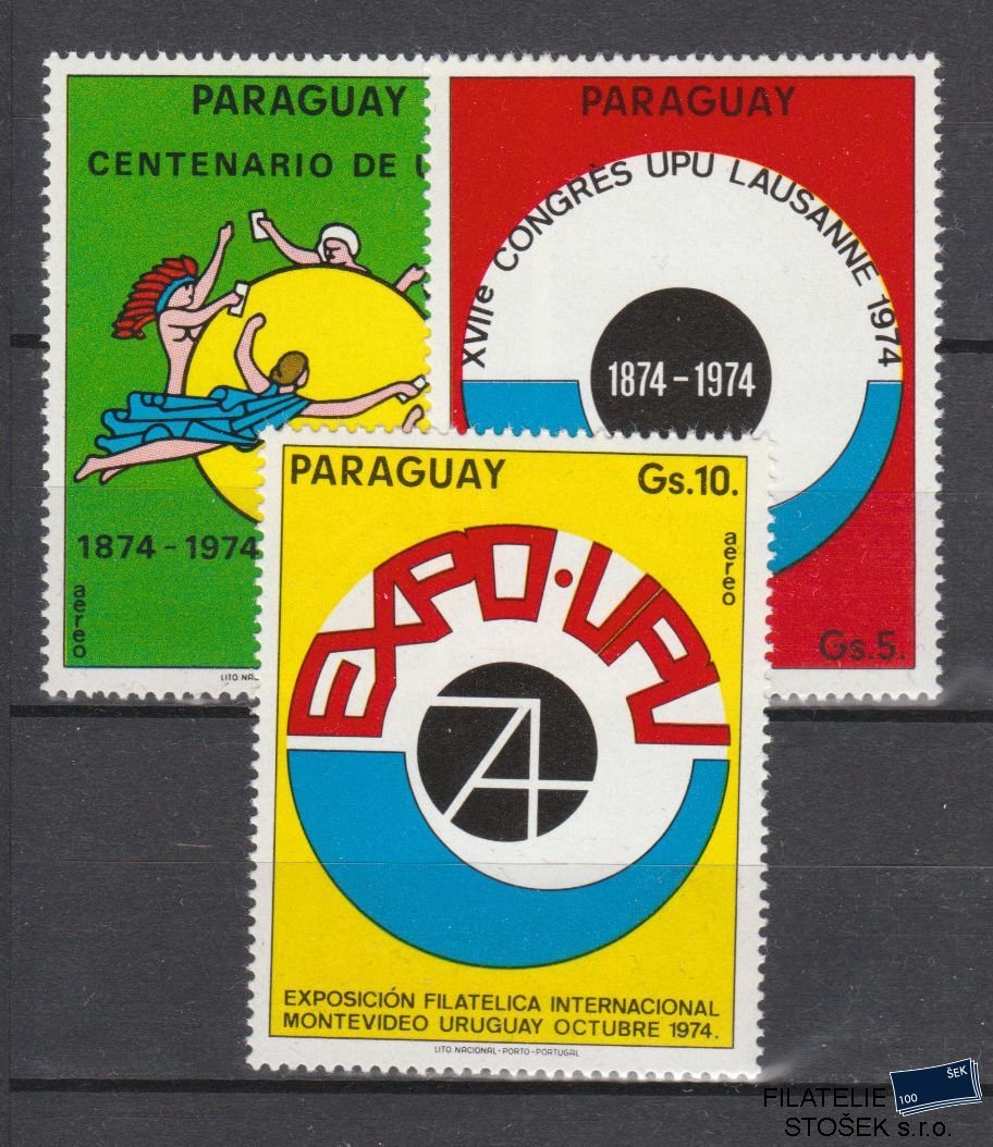 Paraguay známky Mi 2603-5