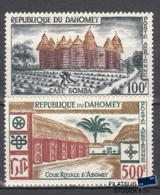 Dahomey známky Mi 173-174