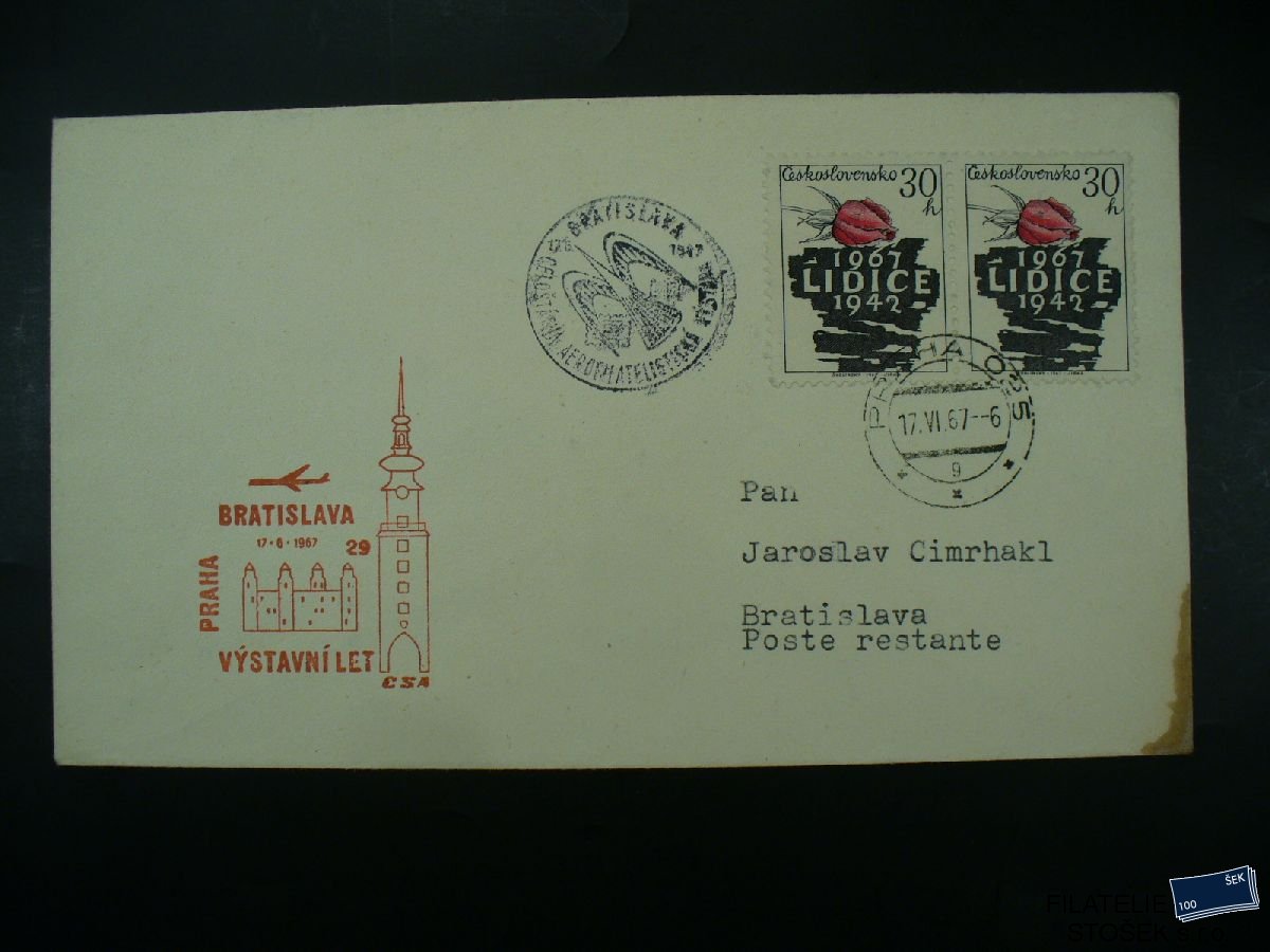 ČSSR celistvosti - Praha - Bratislava - 1967