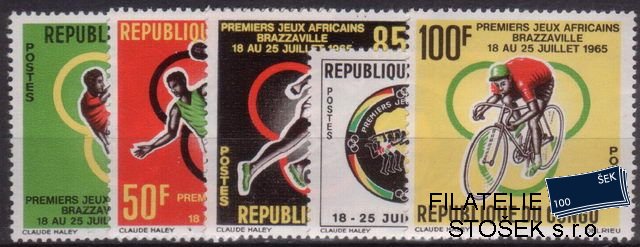 Congo fr. Mi 0076-80