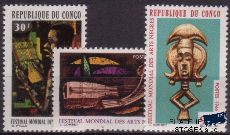 Congo fr. Mi 0088-90