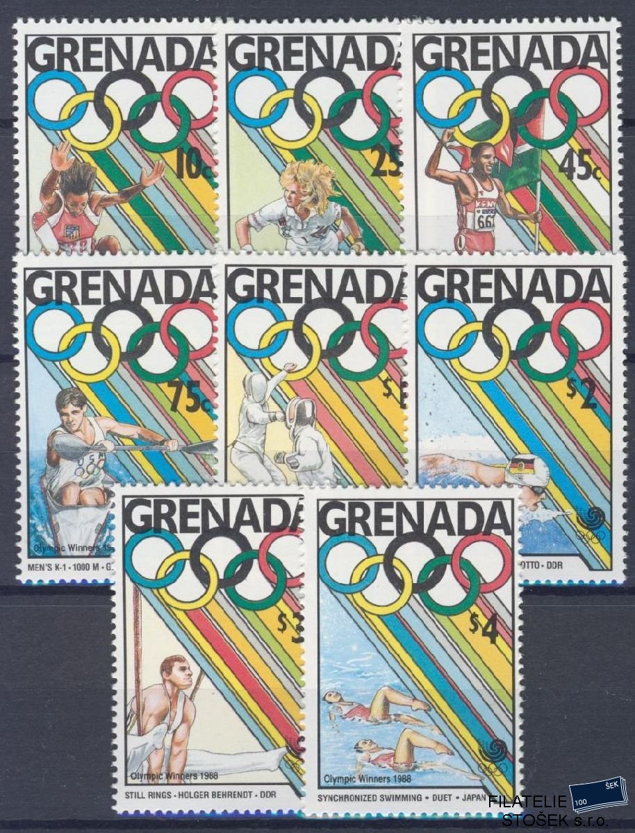 Grenada známky Mi 1961-68 - Olympijské hry