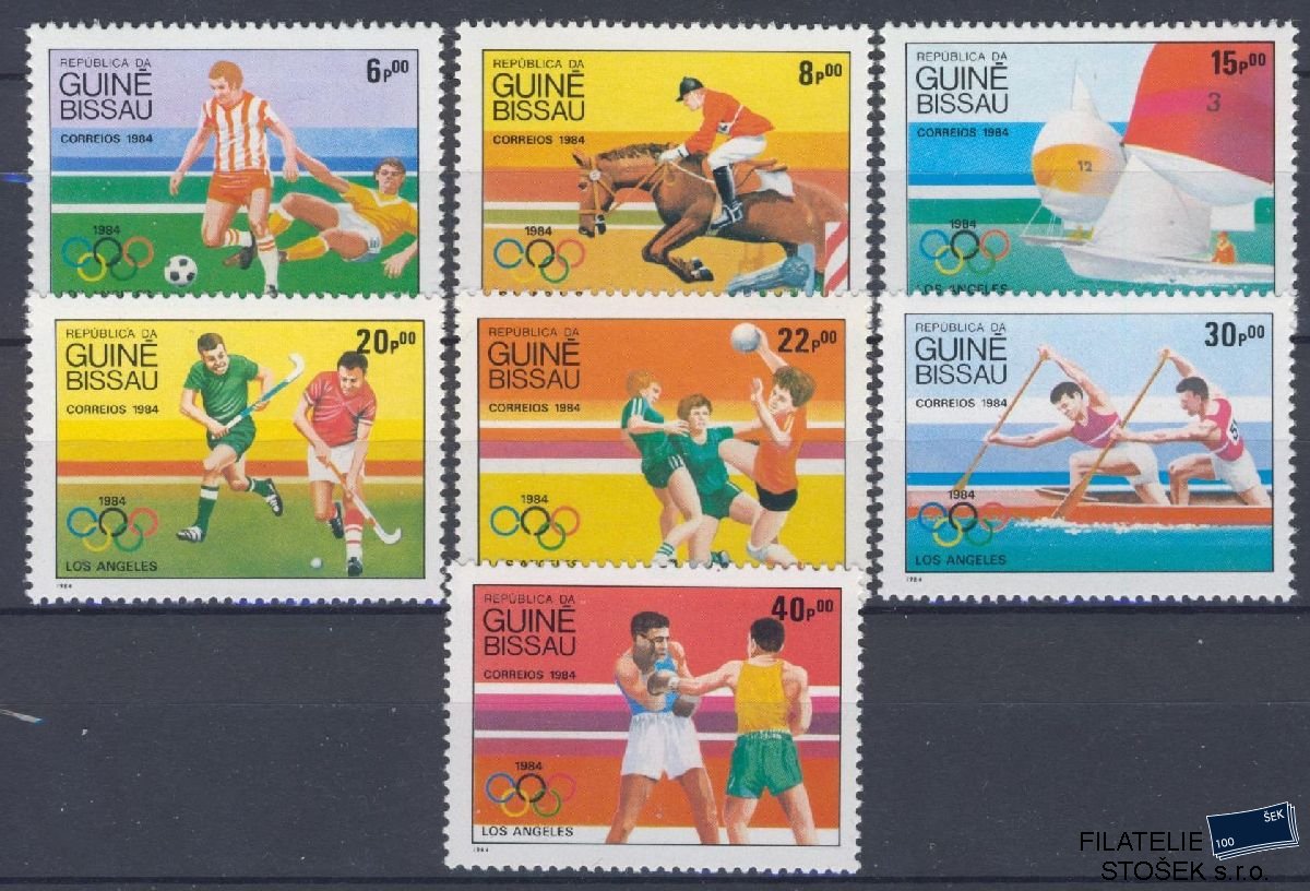 Guinea Bissau známky Mi 765-71 - OH 1984