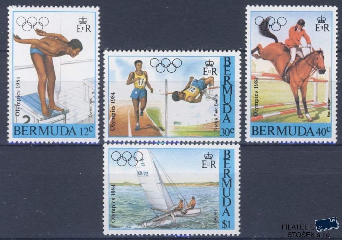 Bermuda známky Mi 442-45 - OH 1984